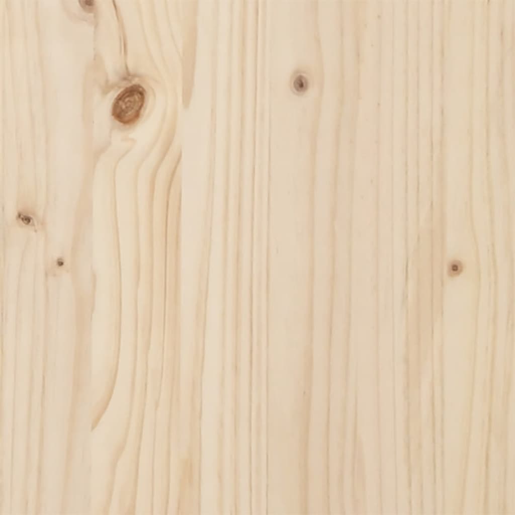 vidaXL Jardinière 50x50x68,5 cm bois de pin massif
