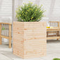 vidaXL Jardinière 50x50x68,5 cm bois de pin massif
