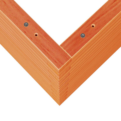 vidaXL Jardinière cire marron 50x50x68,5 cm bois de pin massif
