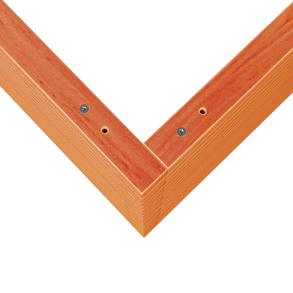vidaXL Jardinière cire marron 60x60x68,5 cm bois de pin massif