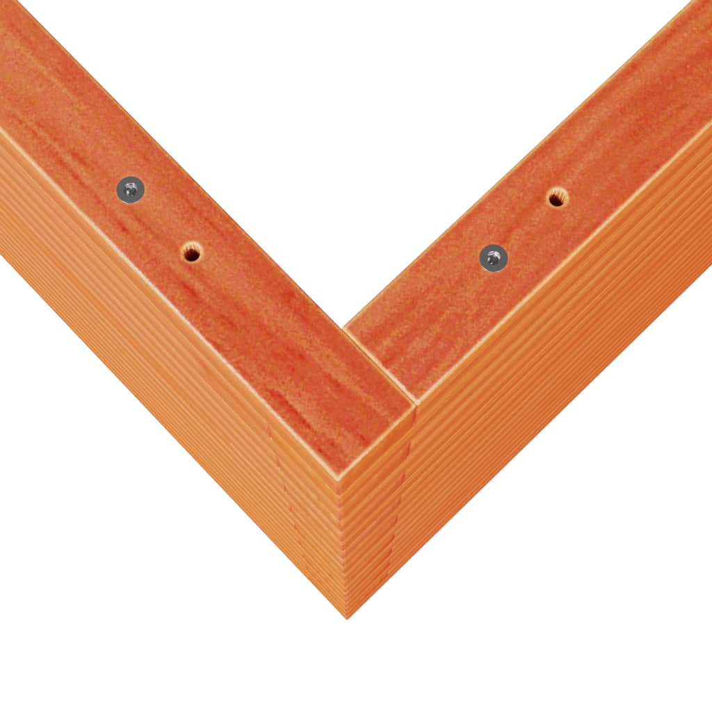 vidaXL Jardinière cire marron 70x70x68,5 cm bois de pin massif