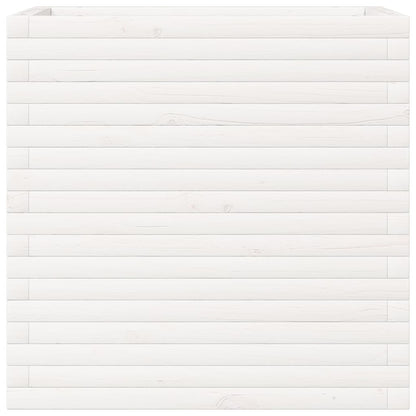 vidaXL Jardinière blanc 70x40x68,5 cm bois de pin massif