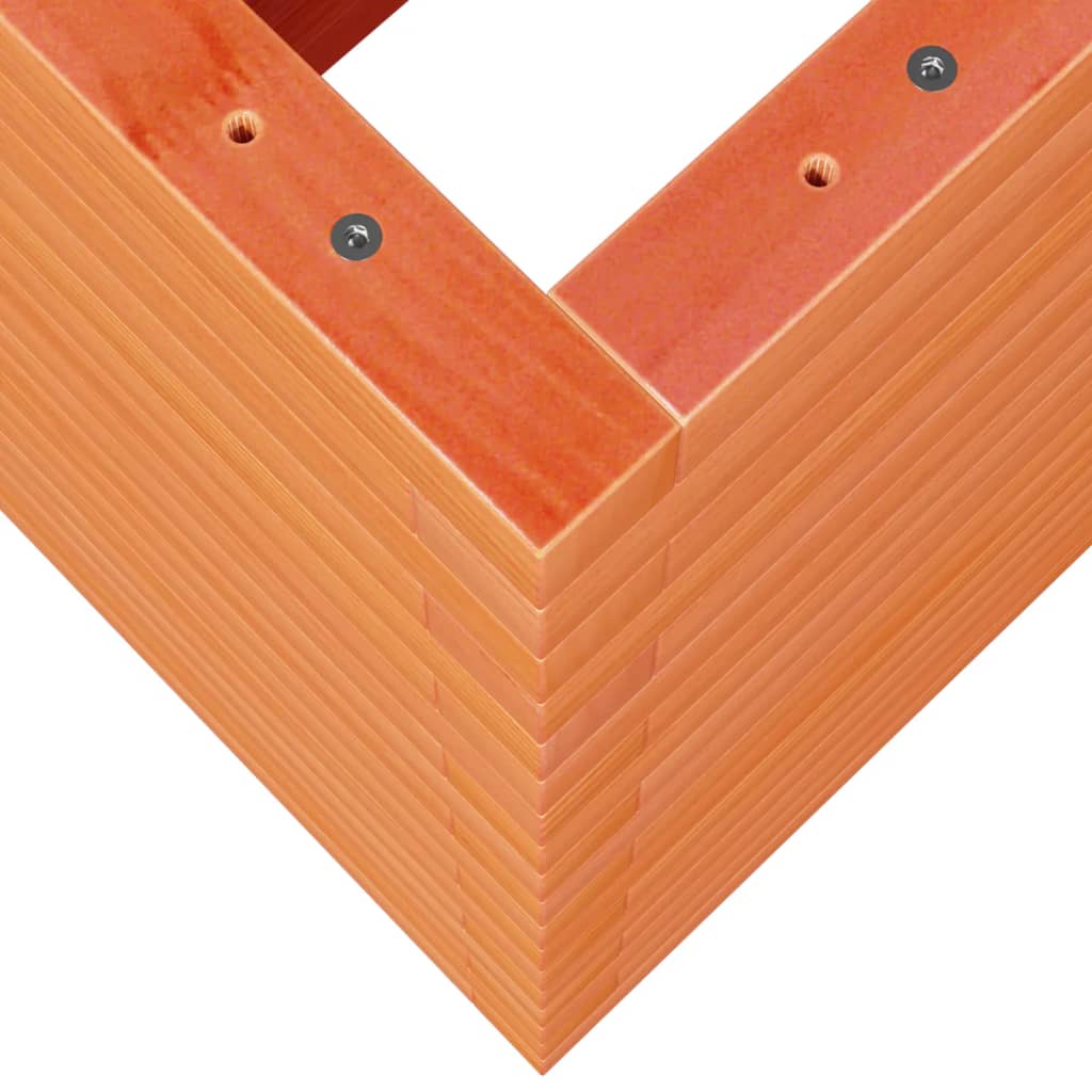 vidaXL Jardinière cire marron 70x40x68,5 cm bois de pin massif