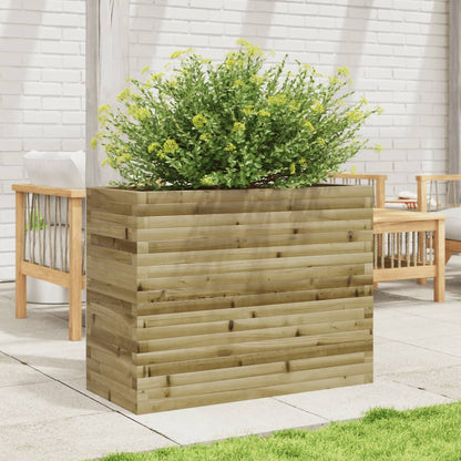 vidaXL Jardinière 90x40x68,5 cm bois de pin imprégné
