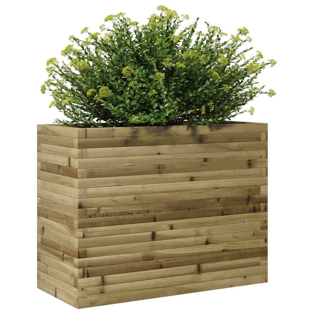 vidaXL Jardinière 90x40x68,5 cm bois de pin imprégné