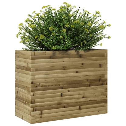 vidaXL Jardinière 90x40x68,5 cm bois de pin imprégné