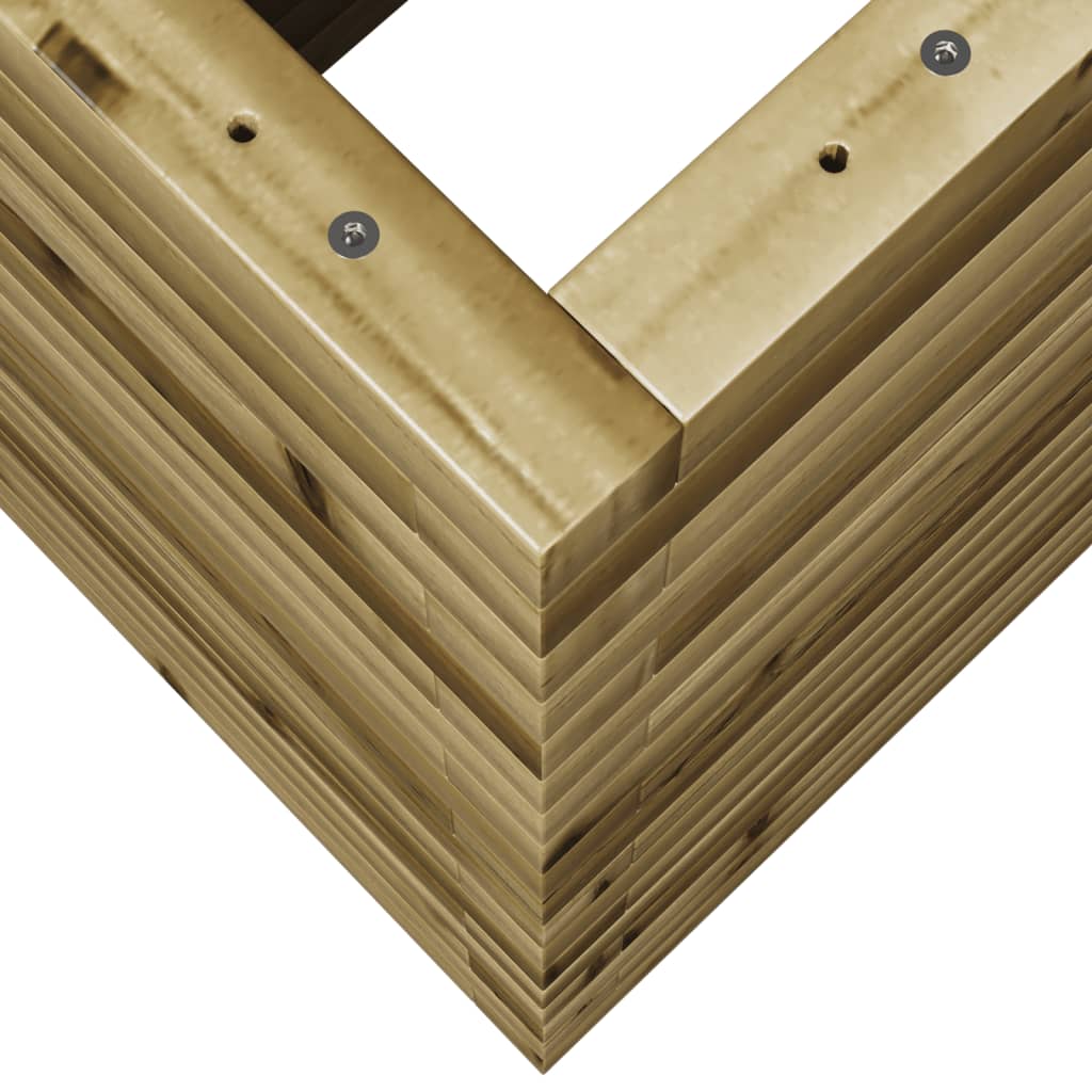vidaXL Jardinière 90x40x68,5 cm bois de pin imprégné