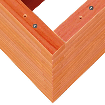 vidaXL Jardinière cire marron 110x40x68,5 cm bois de pin massif