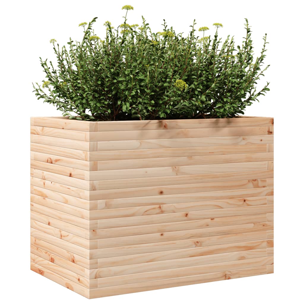 vidaXL Jardinière 90x60x68,5 cm bois de pin massif