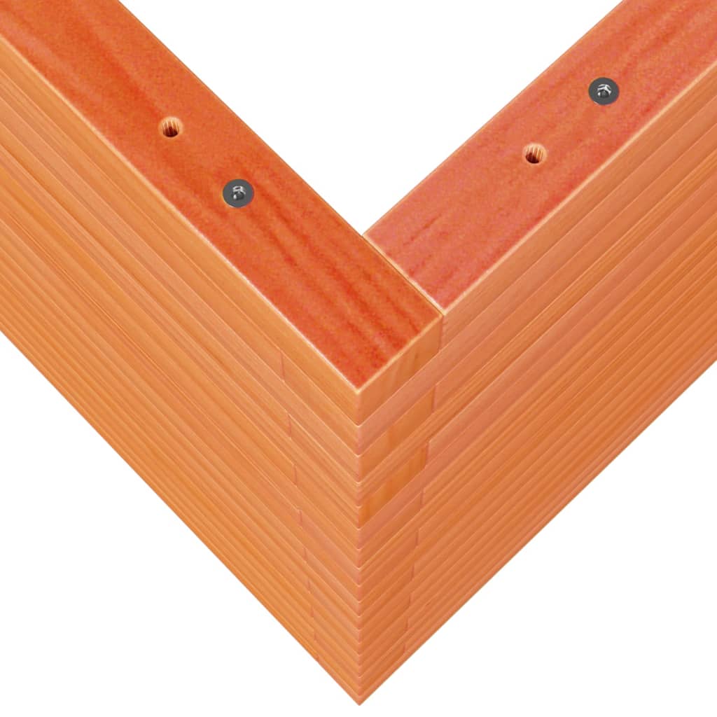 vidaXL Jardinière cire marron 90x60x68,5 cm bois de pin massif