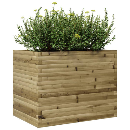 vidaXL Jardinière 90x60x68,5 cm bois de pin imprégné