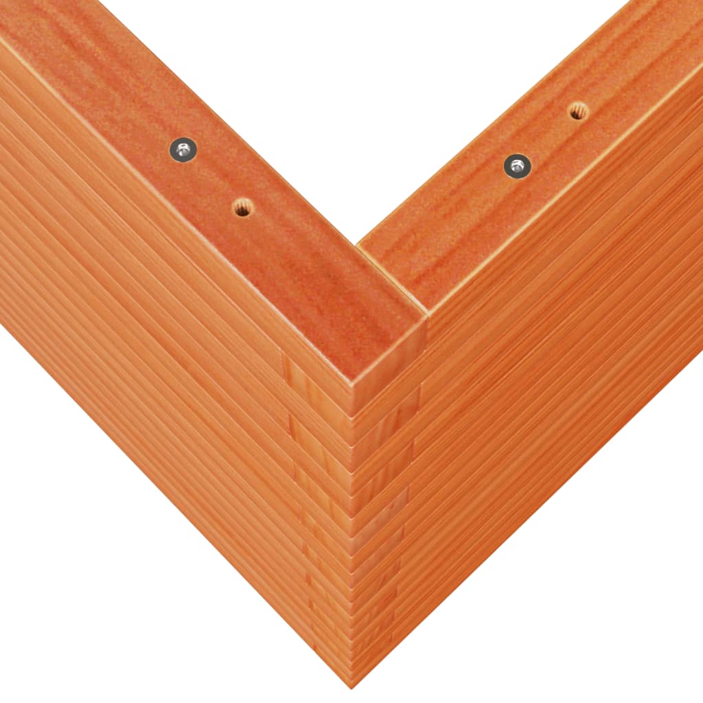vidaXL Jardinière cire marron 110x60x68,5 cm bois de pin massif