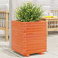vidaXL Jardinière cire marron 40x40x49,5 cm bois de pin massif