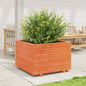 vidaXL Jardinière cire marron 70x70x49,5 cm bois de pin massif