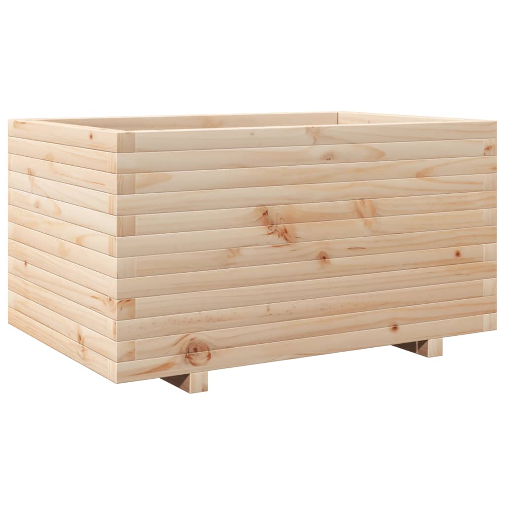 vidaXL Jardinière 90x60x49,5 cm bois de pin massif