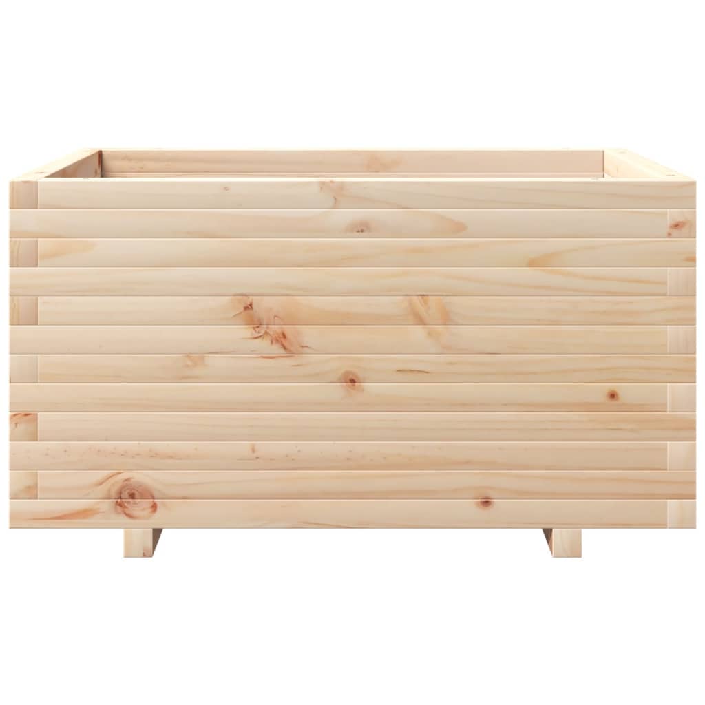 vidaXL Jardinière 90x60x49,5 cm bois de pin massif