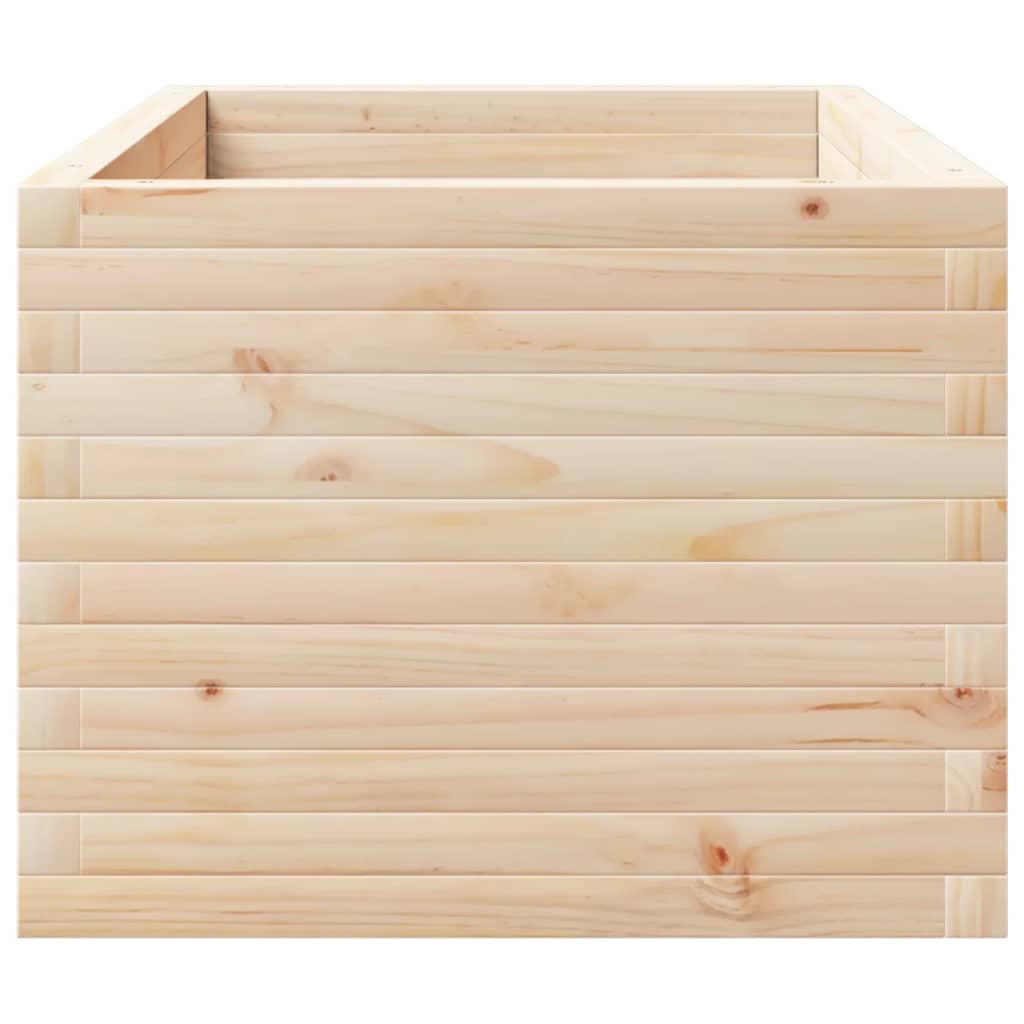 vidaXL Jardinière 90x60x49,5 cm bois de pin massif