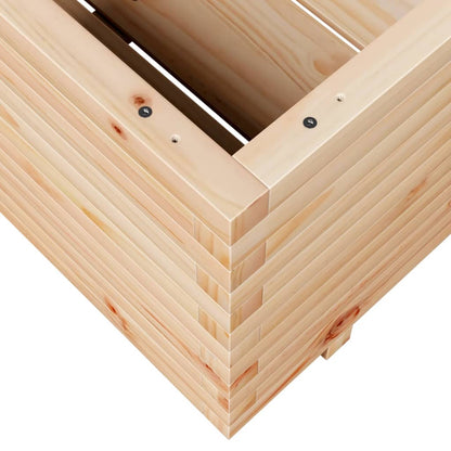 vidaXL Jardinière 90x60x49,5 cm bois de pin massif