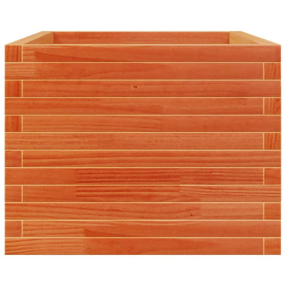 vidaXL Jardinière cire marron 110x60x49,5 cm bois de pin massif