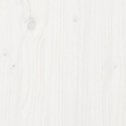 vidaXL Jardinière blanc 70x40x72,5 cm bois de pin massif