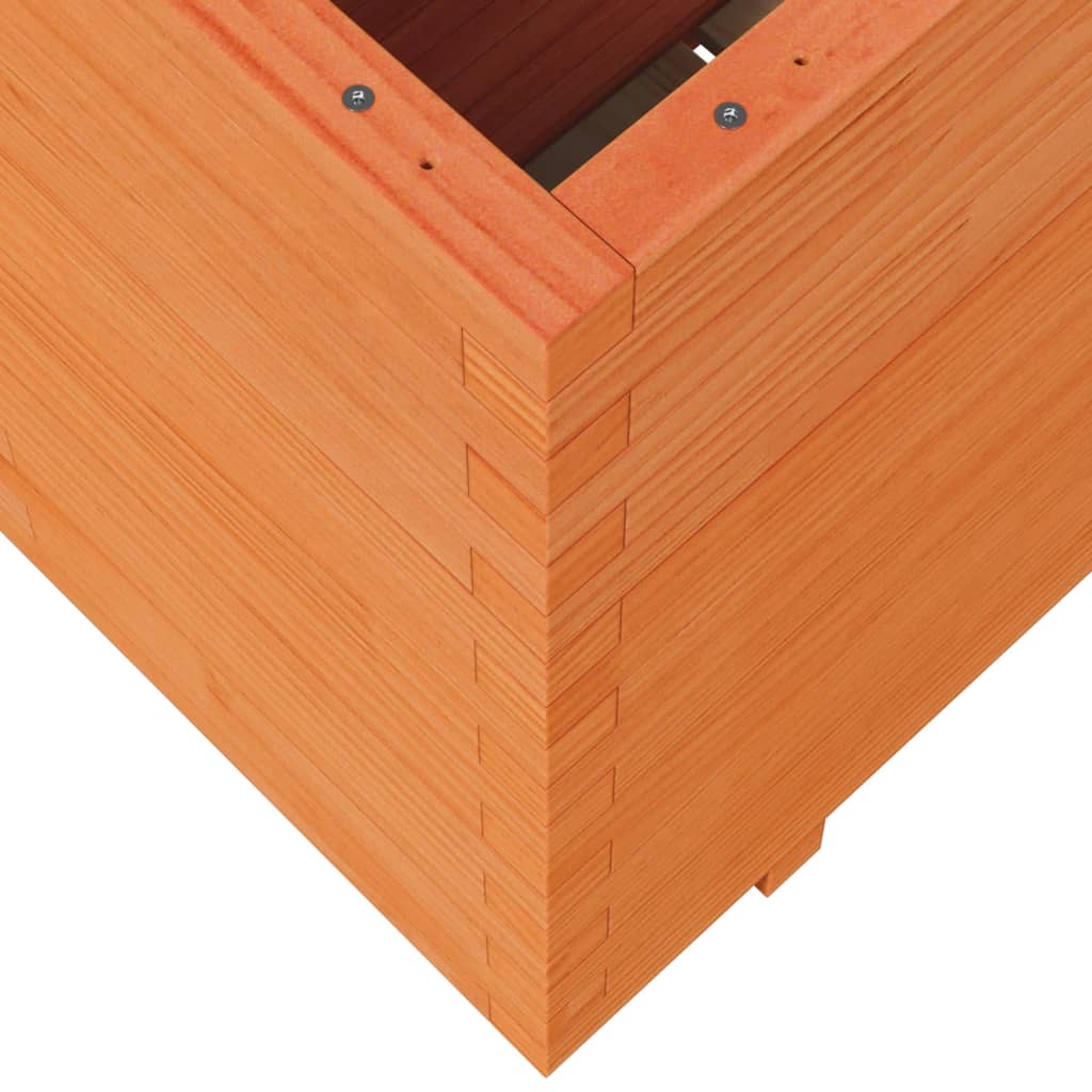 vidaXL Jardinière cire marron 70x40x72,5 cm bois de pin massif