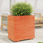 vidaXL Jardinière cire marron 70x40x72,5 cm bois de pin massif