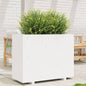 vidaXL Jardinière blanc 90x40x72,5 cm bois de pin massif
