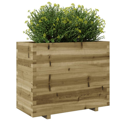 vidaXL Jardinière 90x40x72,5 cm bois de pin imprégné