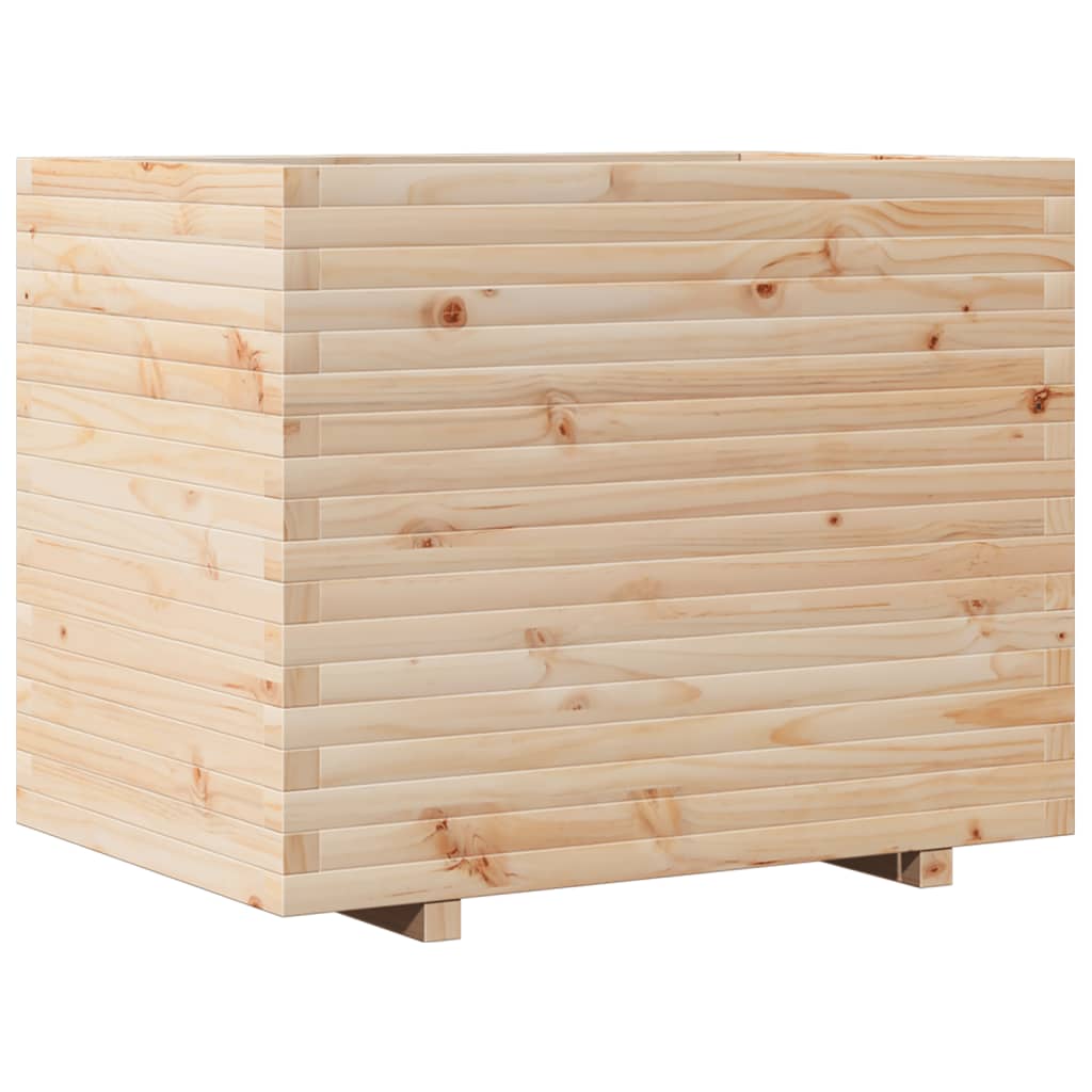 vidaXL Jardinière 90x60x72,5 cm bois de pin massif