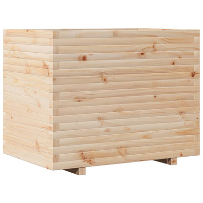 vidaXL Jardinière 90x60x72,5 cm bois de pin massif
