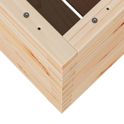 vidaXL Jardinière 90x60x72,5 cm bois de pin massif
