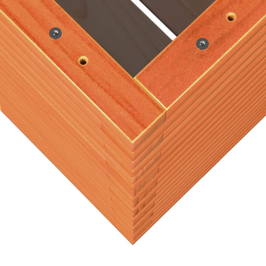 vidaXL Jardinière cire marron 90x60x72,5 cm bois de pin massif