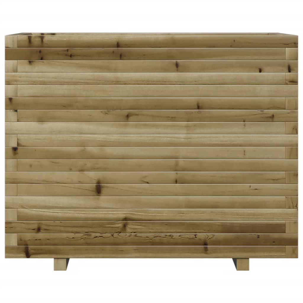 vidaXL Jardinière 90x60x72,5 cm bois de pin imprégné