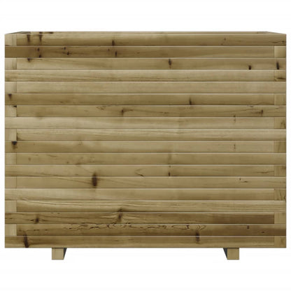 vidaXL Jardinière 90x60x72,5 cm bois de pin imprégné