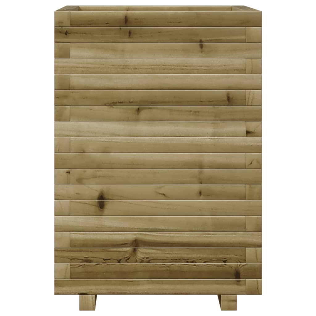 vidaXL Jardinière 50x50x72 cm bois de pin imprégné