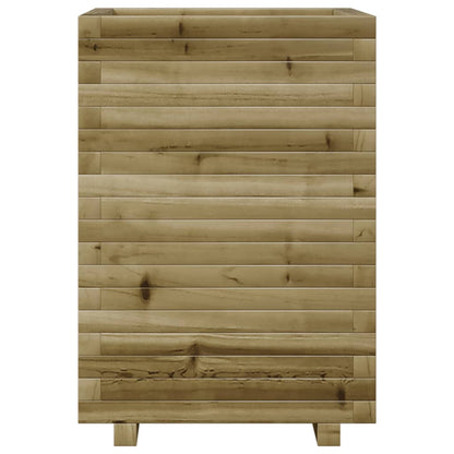 vidaXL Jardinière 50x50x72 cm bois de pin imprégné