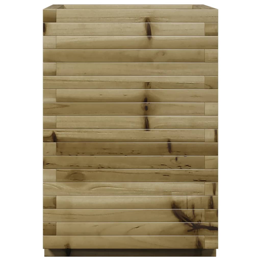 vidaXL Jardinière 50x50x72 cm bois de pin imprégné