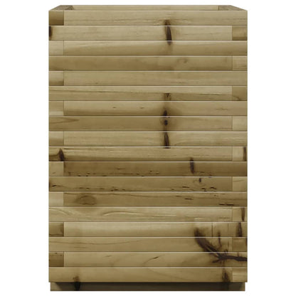 vidaXL Jardinière 50x50x72 cm bois de pin imprégné