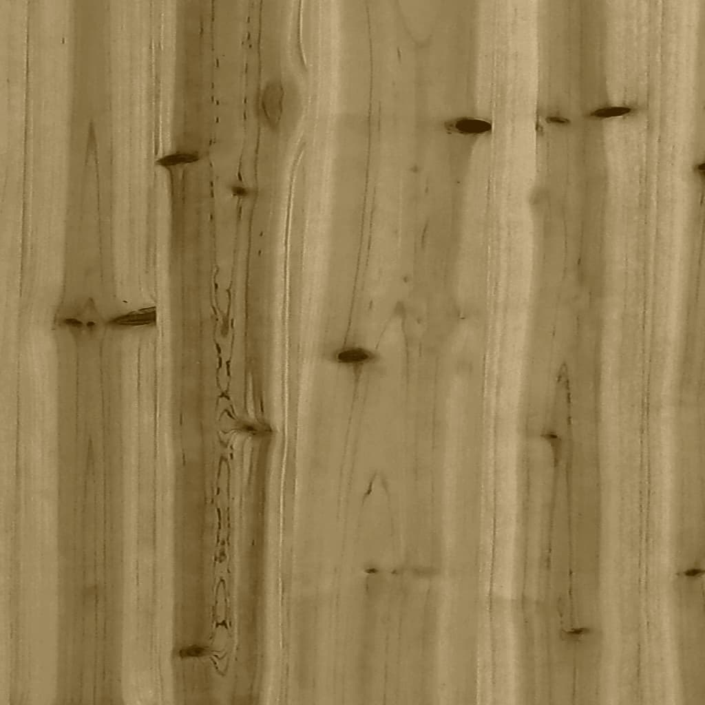 vidaXL Jardinière 50x50x72 cm bois de pin imprégné