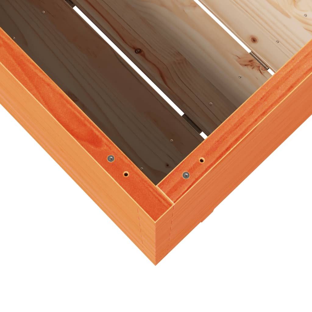 vidaXL Jardinière cire marron 90x40x72 cm bois de pin massif