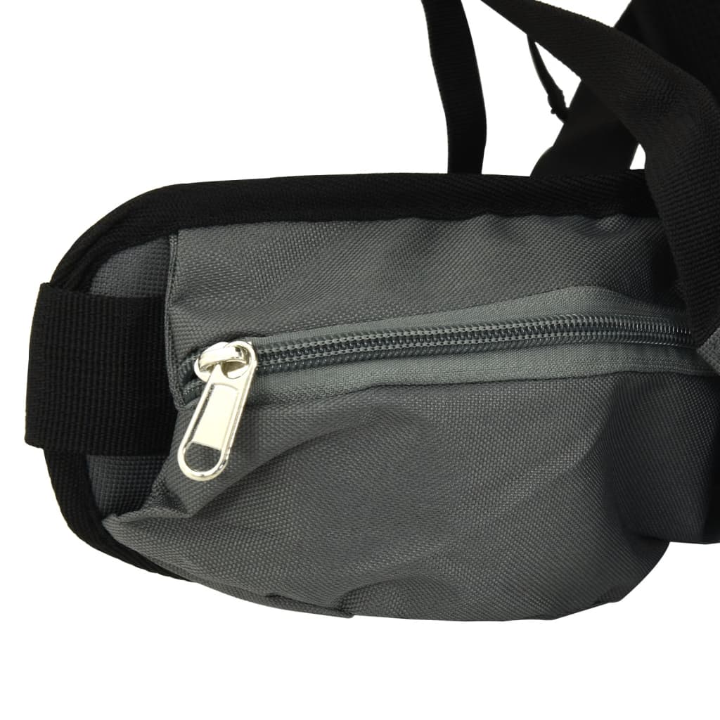 vidaXL Sac à dos de randonnée gris 80 L tissu oxford
