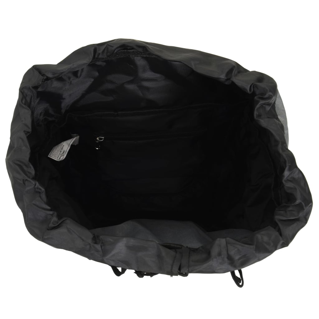 vidaXL Sac à dos de randonnée gris 80 L tissu oxford