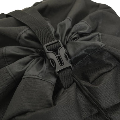 vidaXL Sac à dos de randonnée noir 100 L tissu oxford
