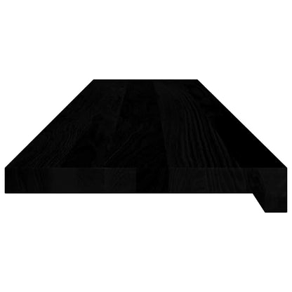 vidaXL Marches d'escalier 4 pcs marron foncé 110x25x2 cm chêne massif