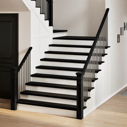 vidaXL Marches d'escalier 4 pcs marron foncé 110x25x2 cm chêne massif
