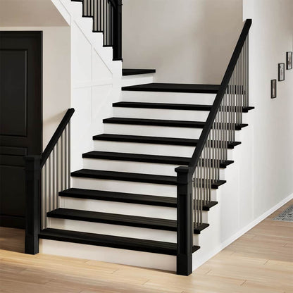 vidaXL Marches d'escalier 4 pcs marron foncé 120x25x2 cm chêne massif