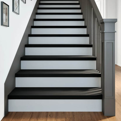 vidaXL Marches d'escalier 12 pcs marron foncé 100x25x2 cm chêne massif