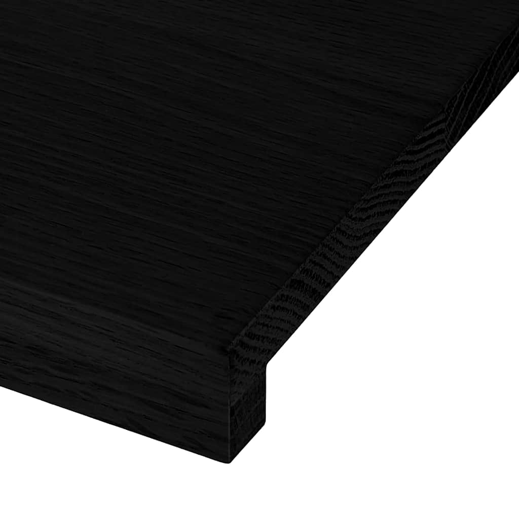 vidaXL Marches d'escalier 16 pcs marron foncé 100x25x2 cm chêne massif