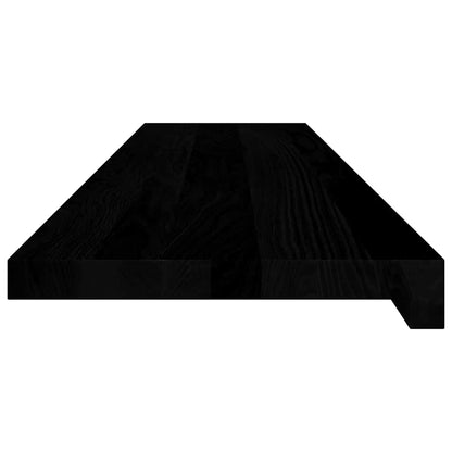 vidaXL Marches d'escalier 16 pcs marron foncé 110x25x2 cm chêne massif