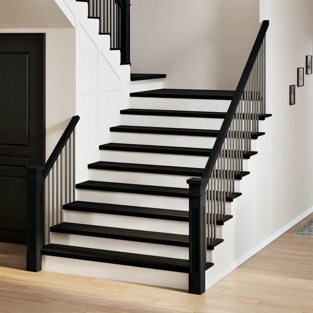 vidaXL Marches d'escalier 20 pcs marron foncé 120x25x2 cm chêne massif